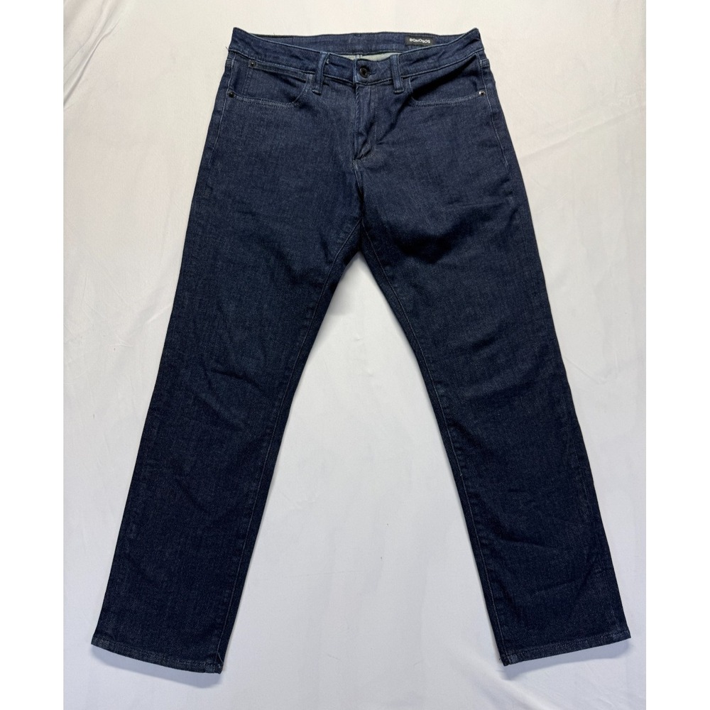 Bonobos Jeans Mens 33/30 Blue Dark Wash Denim Cotton Straight Leg Casual Wear